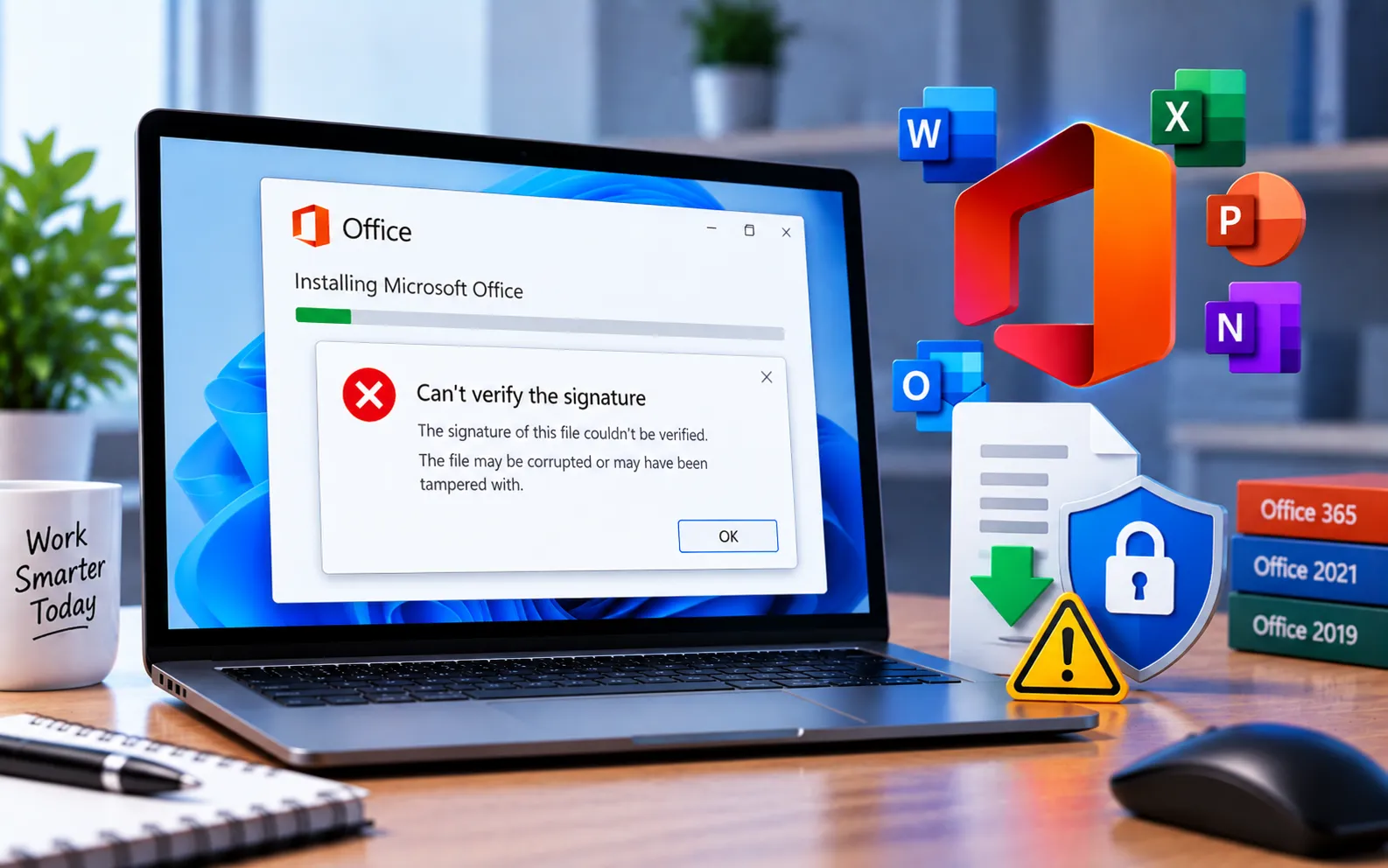 We're sorry but Outlook has run into an error fix
